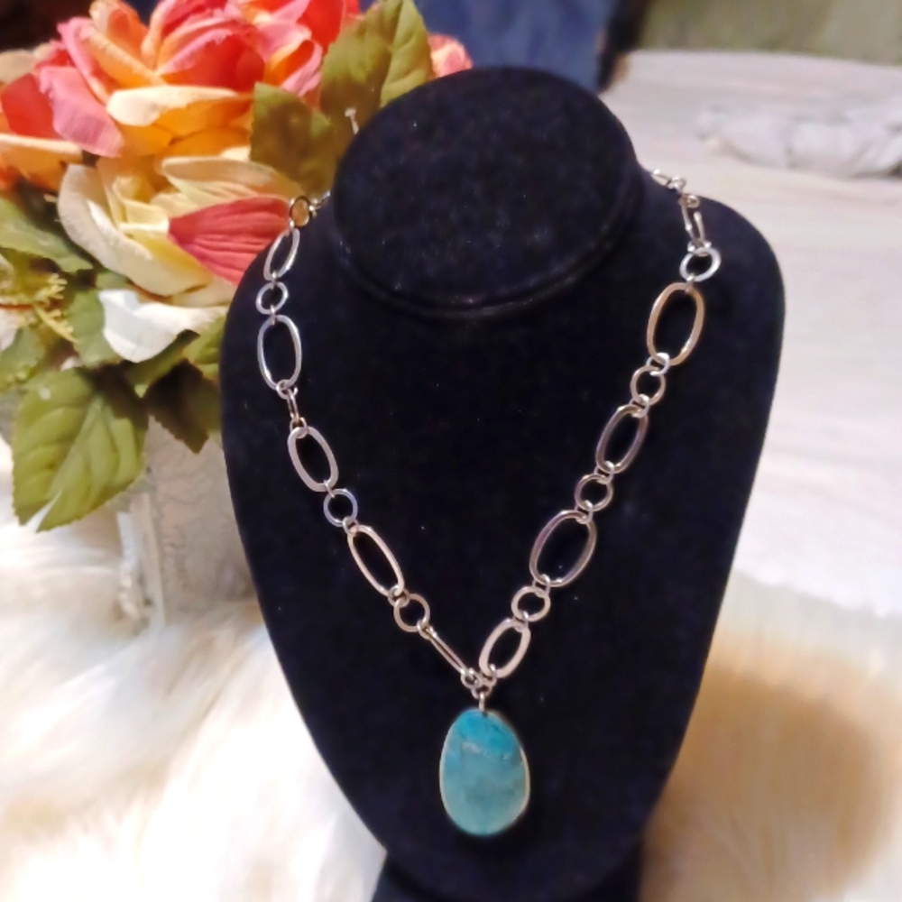 925 silver necklace.